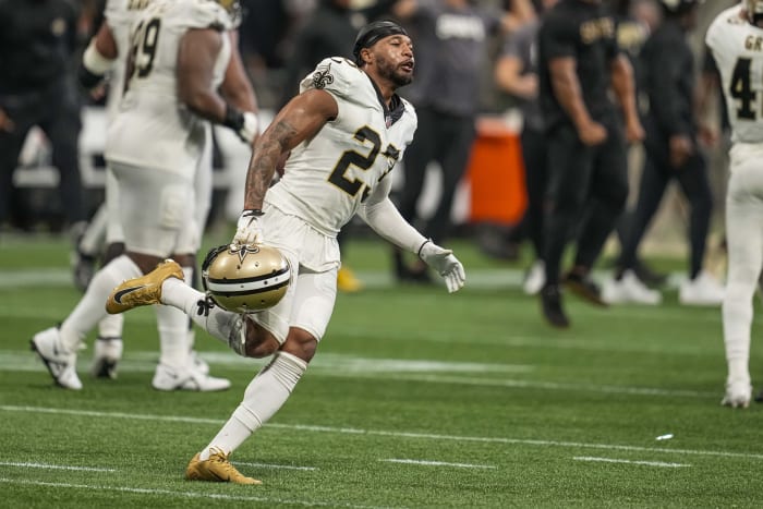 New Orleans Saints cornerback Marshon Lattimore (23). Mandatory Credit: Dale Zanine-USA TODAY Sports